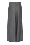Bruuns Bazaar - Nederdel - Kura Joan skirt - Grey Herringbone