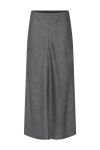 Bruuns Bazaar - Nederdel - Kura Joan skirt - Grey Herringbone