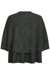 Neo Noir - Strik - Josei Double Knit Cape - Grey