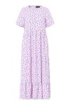Pieces - Kjole - Evie SS Ankle Dress - Roseate Spoonbill/Flower