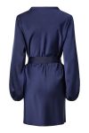 YAS - Kjole - Thea LS Dress - Evening Blue (Levering midt juli)