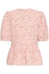 Ichi - Bluse - Kala SS2 - Chalk Pink/Pink flower