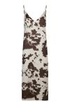 Neo Noir - Kjole - Kamran Cow Print Dress - Brown