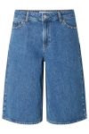 Pieces - Shorts - Karla MW Denim Jorts - Medium Blue Denim