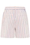 Ichi - Shorts - Kate Lineya SHO - Birch W. Blue/Red Stripe (Levering midt marts)