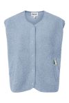 Pieces - Vest - PC Katty Teddy Vest - Cashmere Blue