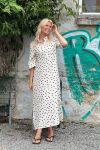 Loved by Lykke - Kjole - LY Smilla ss Dress - Créme w/Black Dots