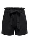 JDY - Shorts - Say MW Linen Belt Shorts - Black