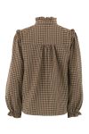 Continue - Skjorte - Lina Check - Brown Check