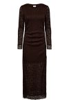 Nümp - Kjole - Nulive Dress - Black Coffee