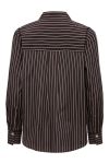 JDY - Soho L/S Striped Shirt - Chocolate Torte - Lilac Black