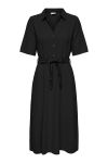 JDY - Kjole - Say 2/4 Midi Shirt Dress - Black