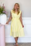 Loved by Lykke - Kjole - Lace It Dress - Yellow 