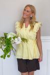 Loved by Lykke - Top - Lace it Top - Yellow 