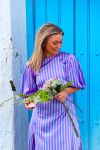 Loved by Lykke - Kjole - Nynne Dress - Rose/Light Blue