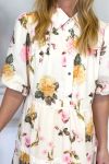 Loved by Lykke - Kjole - Rose Dress - Yellow Flower