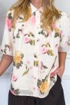 Loved by Lykke - Skjorte - Rose Shirt - Yellow Flower