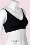 Loved by Lykke - Undertøj - Loved Bra - Black