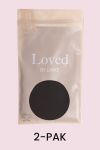 Loved by Lykke - Undertøj - Loved Panties 2-Pack - Black