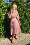 Loved by Lykke - Kjole - LBNYNNE SS DRESS - Pink Stripes