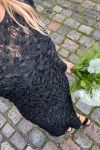 Loved by Lykke - Kjole - LY Flowerly Dress - Black