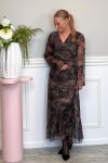 Loved by Lykke - Kjole - Lovely Long Dress - Brown Fall