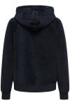 JDY - Sweat - Vida L/S Velvet Hoodie Top - Black