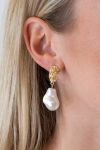 Lucky Lemon - Ørering - Anna Pearl Studs - Guldfarvet