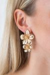 Lucky Lemon - Øreringe - Ellis Flower Studs - Rose guldfarvet