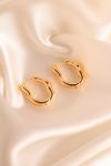 Lucky Lemon - Øreringe - Wavy - Gold