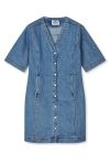 Mads Nørgaard - Kjole - Luke Denim Vigga Dress - Blue Vintage