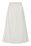 Y.A.S - Nederdel - Yasluma Hw Long Skirt S. - Star White 