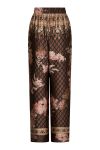 Neo Noir - Bukser - Lunet Botanical Border Pants - Black