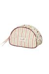 Maanesten - Toilettaske - Makeup Bag Medium Summer Stripes - Peach