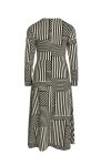 Mads Nørgaard - Kjole - Pollux Beatriz Dress - Stripe Play Aop/Black