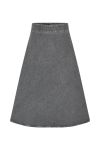 Mads Nørgaard - Nederdel - Grey Denim Stelly C Long Skirt - Grey