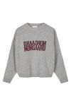 Mads Nørgaard - Strik - Recy Soft Knit Tilona Sweater - Light Grey Melange