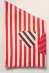 Mads Nørgaard - Tørklæde - Caro scarf - Stripe Red/White