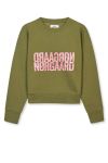 Mads Nørgaard - Sweatshirt - Organic Sweat Tilvina Sweatshirt - Martini Olive