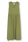 Mads Nørgaard - Kjole - Leo Twill Rody Dress - Mosstone