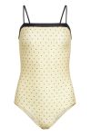 Mads Nørgaard - Badedragt - Ibiza Swimma H - Pale Banana/Black