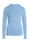 Mads Nørgaard - Bluse - 5x5 Solid Trutte Top - Della Robbia Blue