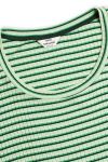 Mads Nørgaard - Bluse - 5x5 Stripe Tinilla - Multi Pastel Green