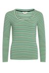 Mads Nørgaard - Bluse - 5x5 Stripe Tinilla - Multi Pastel Green