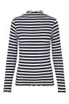 Mads Nørgaard - Bluse - 5x5 Stripe Trutte Tee 5X5 - Stripe/Deep Well