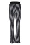 Mads Nørgaard - Bukser - Glitter Jersey Uri Pants - Glitter Stripe/Silver