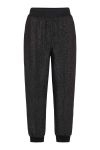 Mads Nørgaard - Bukser - Glitter Stretch Katty Pants - Metallic Winetasting