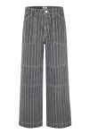 Mads Nørgaard - Bukser - Grey Stripe Denim Krauer Jeans - Grey Stripe