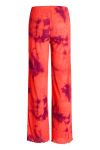 Mads Nørgaard - Bukser - Jena Pants AOP - Tie Dye AOP/Orange Clown Fish