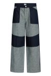 Mads Nørgaard - Bukser - Krauer Block Pants - Estate Blue/Cloud Dancer